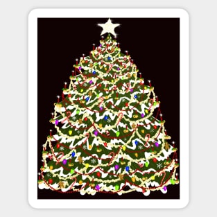 Nostalgic Christmas Tree Sticker